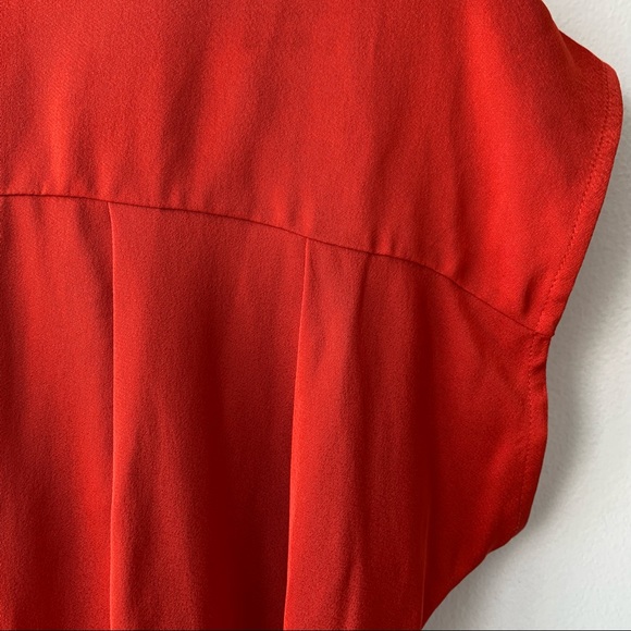 Reiss Tara Crossover Back Mini Dress in Red - Picture 6 of 16